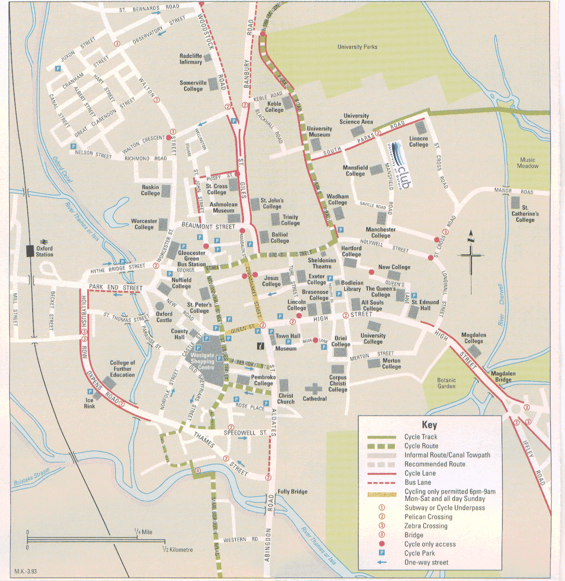 Oxford térkép