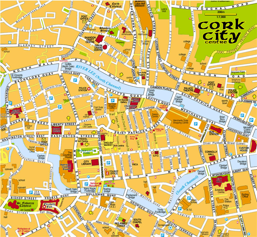 Cork térkép